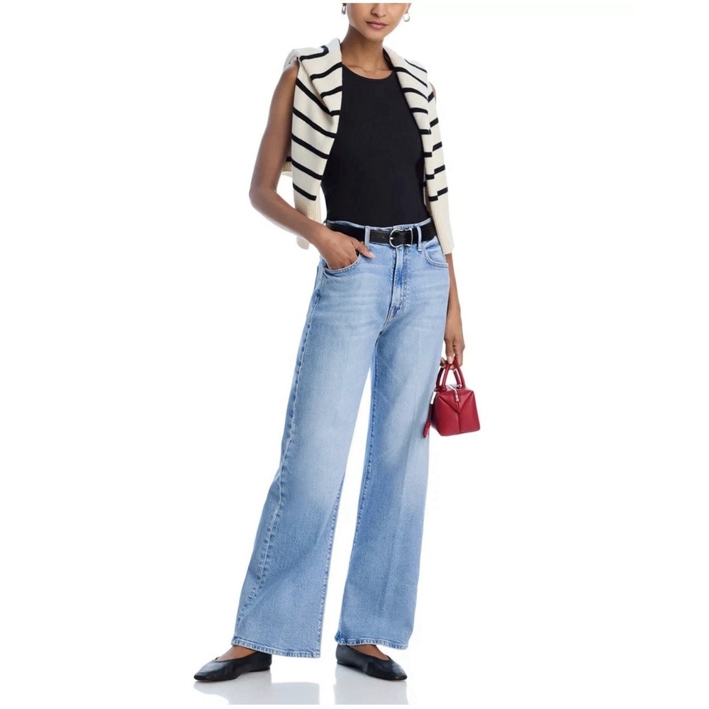 MOTHER The Lasso Sneak High Rise Jeans MSRP $278
